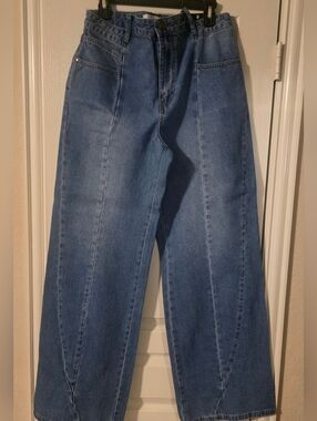 Fashion Nova Denim Blue Wide Leg Jeans